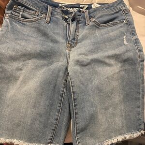 Seven7 Light Blue Jean Shorts